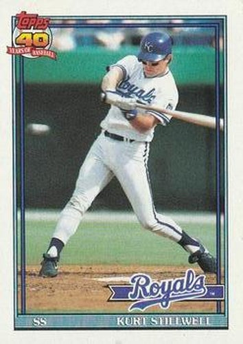 #478 Kurt Stillwell - Kansas City Royals - 1991 Topps Baseball