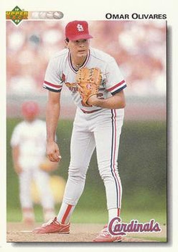 #478 Omar Olivares - St. Louis Cardinals - 1992 Upper Deck Baseball