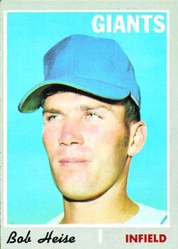 #478 Bob Heise - San Francisco Giants - 1970 Topps Baseball