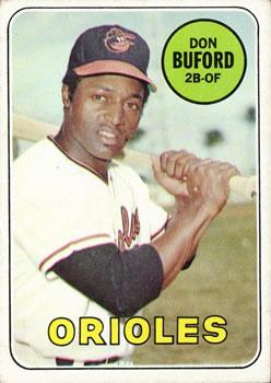 #478 Don Buford - Baltimore Orioles - 1969 Topps Baseball