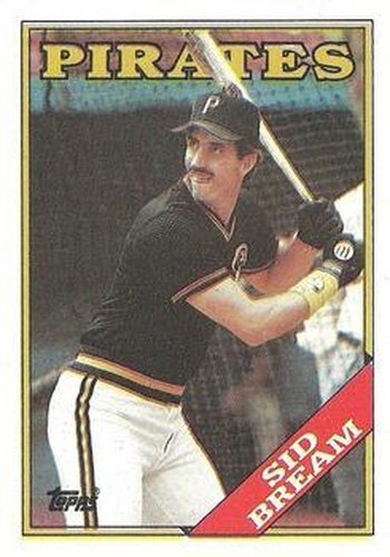 #478 Sid Bream - Pittsburgh Pirates - 1988 Topps Baseball
