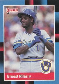 #478 Ernest Riles - Milwaukee Brewers - 1988 Donruss Baseball