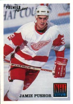#478 Jamie Pushor - Detroit Red Wings - 1994-95 O-Pee-Chee Premier Hockey