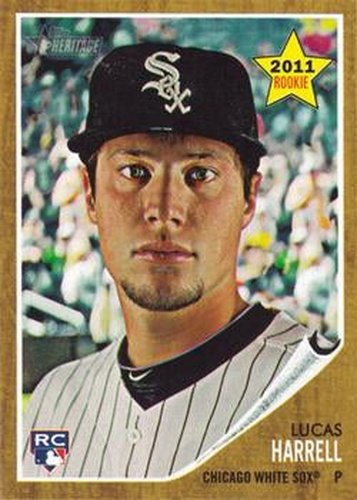#479 Lucas Harrell - Chicago White Sox - 2011 Topps Heritage Baseball