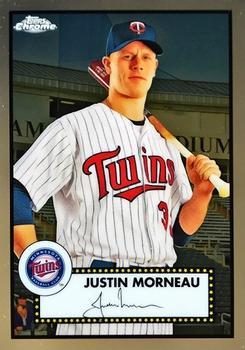 #479 Justin Morneau - Minnesota Twins - 2021 Topps Chrome Platinum Anniversary Baseball