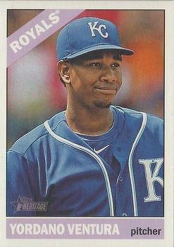 #479 Yordano Ventura - Kansas City Royals - 2015 Topps Heritage Baseball