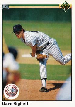 #479 Dave Righetti - New York Yankees - 1990 Upper Deck Baseball