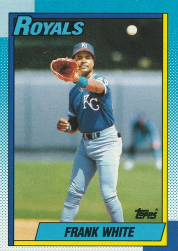 #479 Frank White - Kansas City Royals - 1990 Topps Baseball