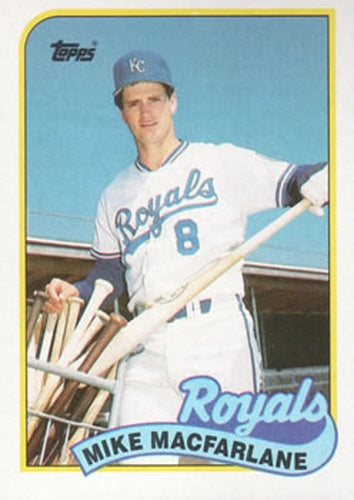 #479 Mike Macfarlane - Kansas City Royals - 1989 Topps Baseball