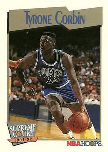 #479 Tyrone Corbin - Minnesota Timberwolves - 1991-92 Hoops Basketball
