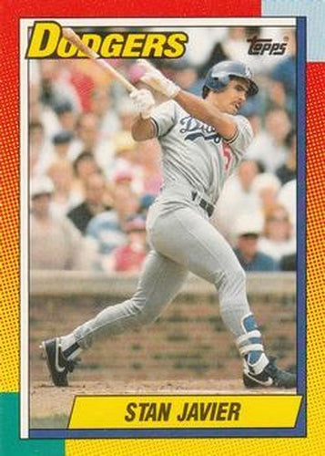 #47T Stan Javier - Los Angeles Dodgers - 1990 Topps Traded Baseball