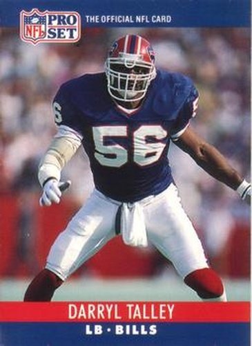 #47 Darryl Talley - Buffalo Bills - 1990 Pro Set Football