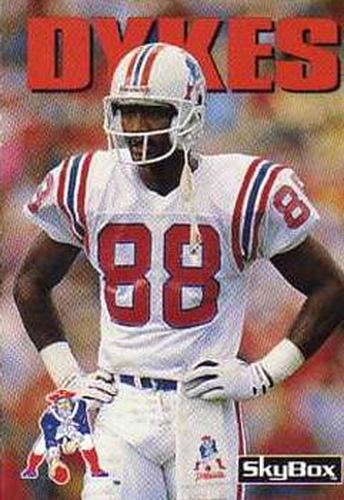#47 Hart Lee Dykes - New England Patriots - 1992 SkyBox Impact Football