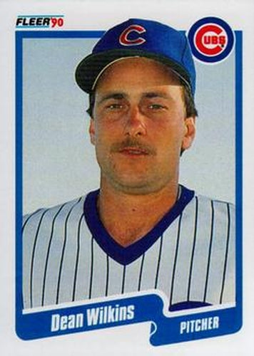 #47 Dean Wilkins - Chicago Cubs - 1990 Fleer USA Baseball