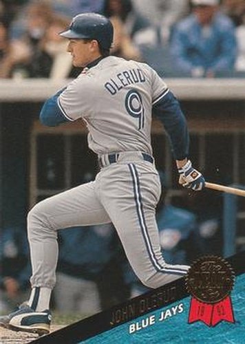 #47 John Olerud - Toronto Blue Jays - 1993 Leaf Baseball