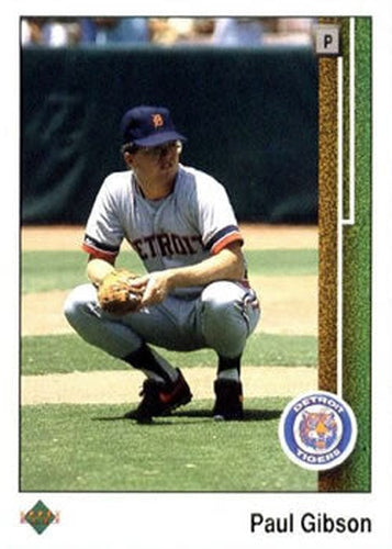 #47 Paul Gibson - Detroit Tigers - 1989 Upper Deck Baseball