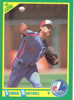 #47 Dennis Martinez - Montreal Expos - 1990 Score Baseball
