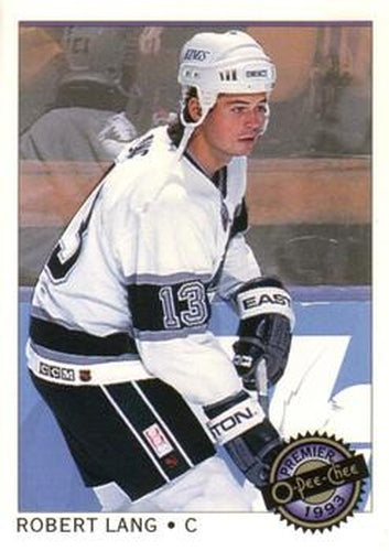 #47 Robert Lang - Los Angeles Kings - 1992-93 O-Pee-Chee Premier Hockey