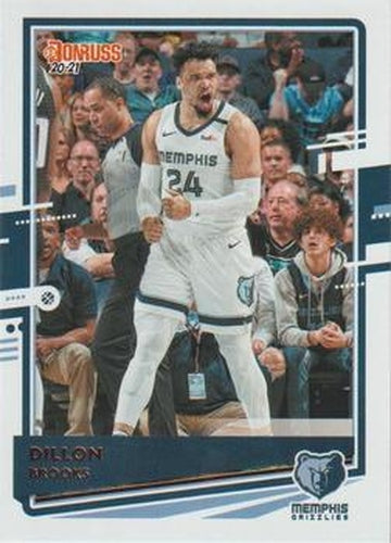 #47 Dillon Brooks - Memphis Grizzlies - 2020-21 Donruss Basketball