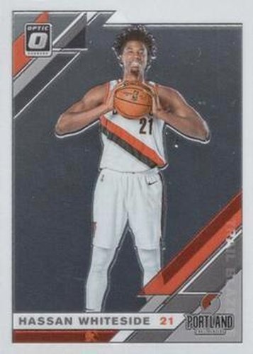 #47 Hassan Whiteside - Portland Trail Blazers - 2019-20 Donruss Optic Basketball