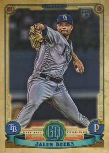#47 Jalen Beeks - Tampa Bay Rays - 2019 Topps Gypsy Queen Baseball