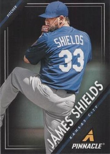 #47 James Shields - Kansas City Royals - 2013 Pinnacle Baseball