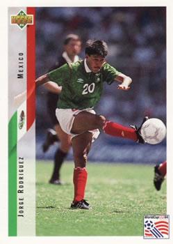 #47 Jorge Rodriguez - Mexico - 1994 Upper Deck World Cup Contenders English/Spanish Soccer