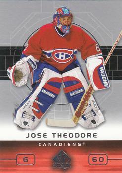 #47 Jose Theodore - Montreal Canadiens - 2002-03 SP Authentic Hockey