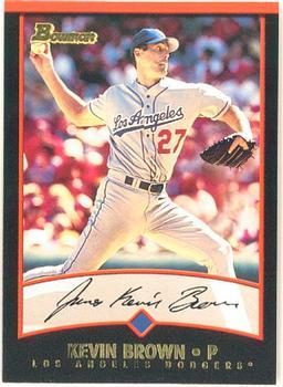 #47 Kevin Brown - Los Angeles Dodgers - 2001 Bowman Baseball