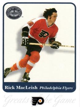 #47 Rick MacLeish - Philadelphia Flyers - 2001-02 Fleer Greats of the Game Hockey