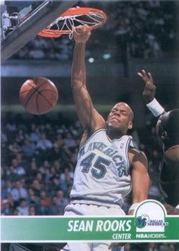#47 Sean Rooks - Dallas Mavericks - 1994-95 Hoops Basketball