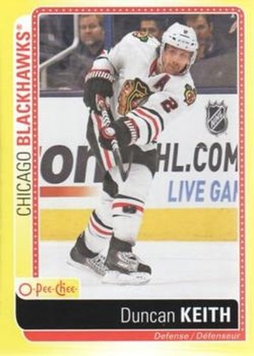 #S-KE Duncan Keith - Chicago Blackhawks - 2013-14 O-Pee-Chee Hockey - Stickers