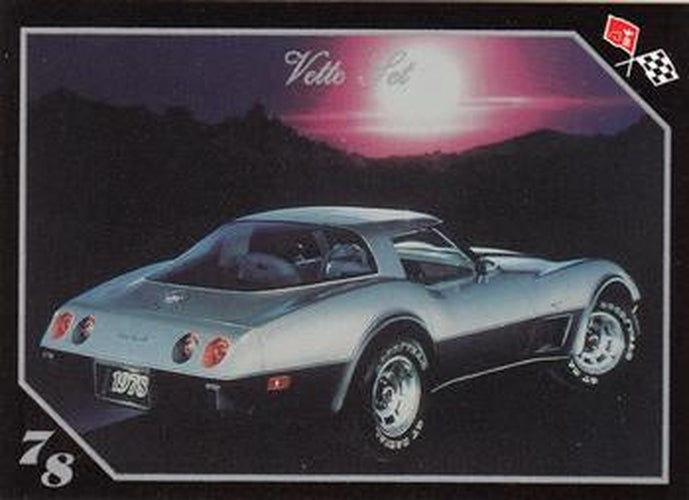 #47 1978 Corvette Sport Coupe - 1991 Collect-A-Card Vette Set