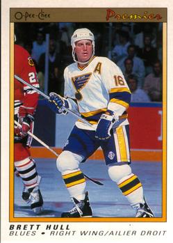 #47 Brett Hull - St. Louis Blues - 1990-91 O-Pee-Chee Premier Hockey
