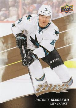 #47 Patrick Marleau - San Jose Sharks - 2017-18 Upper Deck MVP Hockey