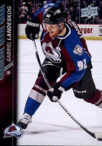 #47 Gabriel Landeskog - Colorado Avalanche - 2015-16 Upper Deck Hockey