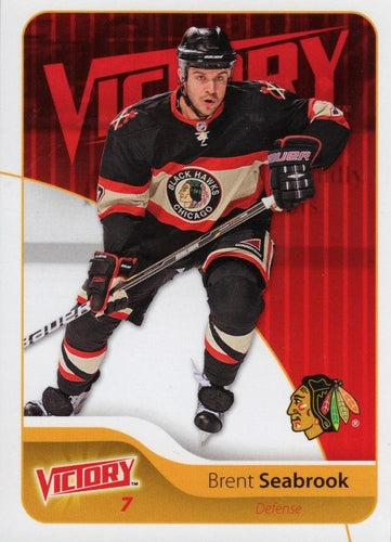 #47 Brent Seabrook - Chicago Blackhawks - 2011-12 Upper Deck Victory Hockey