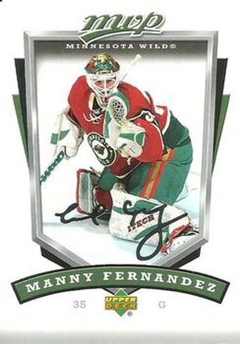#147 Manny Fernandez - Minnesota Wild - 2006-07 Upper Deck MVP Hockey