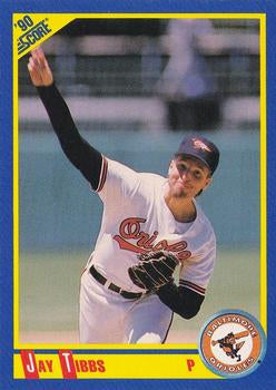 #480 Jay Tibbs - Baltimore Orioles - 1990 Score Baseball