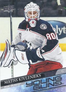 #480 Matiss Kivlenieks - Columbus Blue Jackets - 2020-21 Upper Deck Hockey