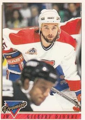 #480 Gilbert Dionne - Montreal Canadiens - 1993-94 Topps Premier Hockey