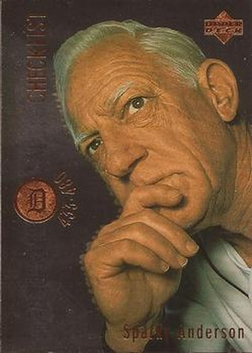 #480 Sparky Anderson - Detroit Tigers - 1996 Upper Deck Baseball