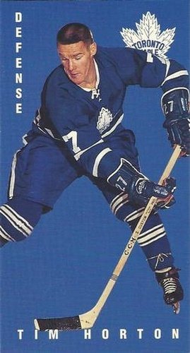 #131 Tim Horton - Toronto Maple Leafs - 1994-95 Parkhurst Tall Boys 1964-65 Hockey