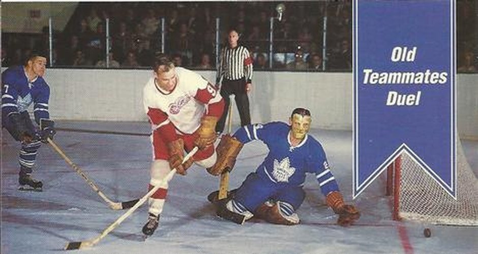 #154 Old Teammates Duel - Detroit Red Wings / Toronto Maple Leafs - 1994-95 Parkhurst Tall Boys 1964-65 Hockey