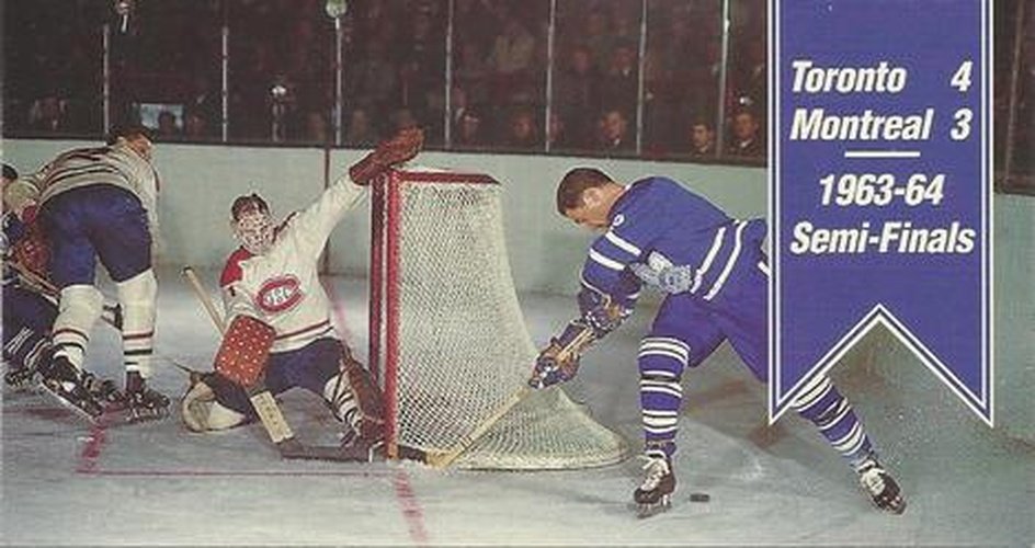 #176 Stanley Cup Semi-Final - Toronto Maple Leafs / Montreal Canadiens - 1994-95 Parkhurst Tall Boys 1964-65 Hockey