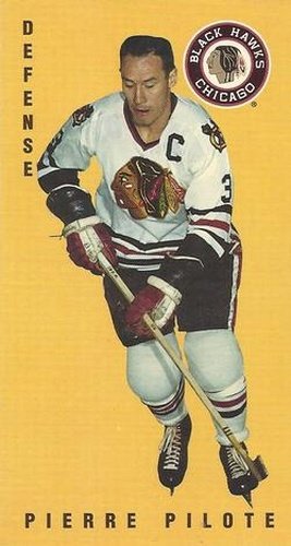 #31 Pierre Pilote - Chicago Blackhawks - 1994-95 Parkhurst Tall Boys 1964-65 Hockey