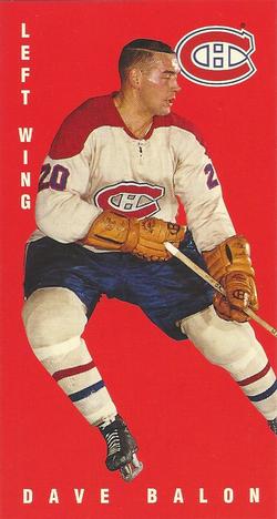 #68 Dave Balon - Montreal Canadiens - 1994-95 Parkhurst Tall Boys 1964-65 Hockey