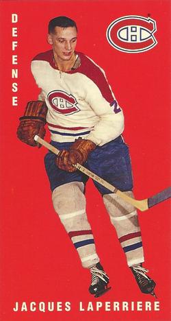 #72 Jacques Laperriere - Montreal Canadiens - 1994-95 Parkhurst Tall Boys 1964-65 Hockey