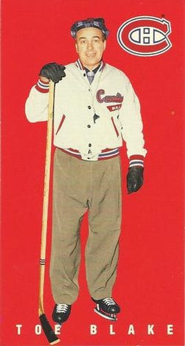 #87 Toe Blake - Montreal Canadiens - 1994-95 Parkhurst Tall Boys 1964-65 Hockey