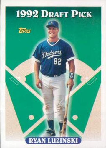 #481 Ryan Luzinski - Los Angeles Dodgers - 1993 Topps Baseball